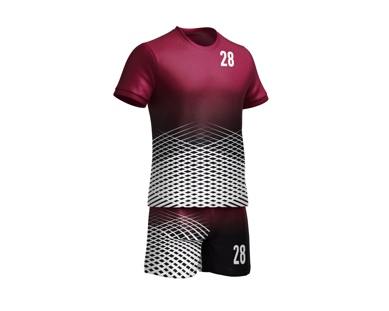 Soccer Uniform With Name and Numbers