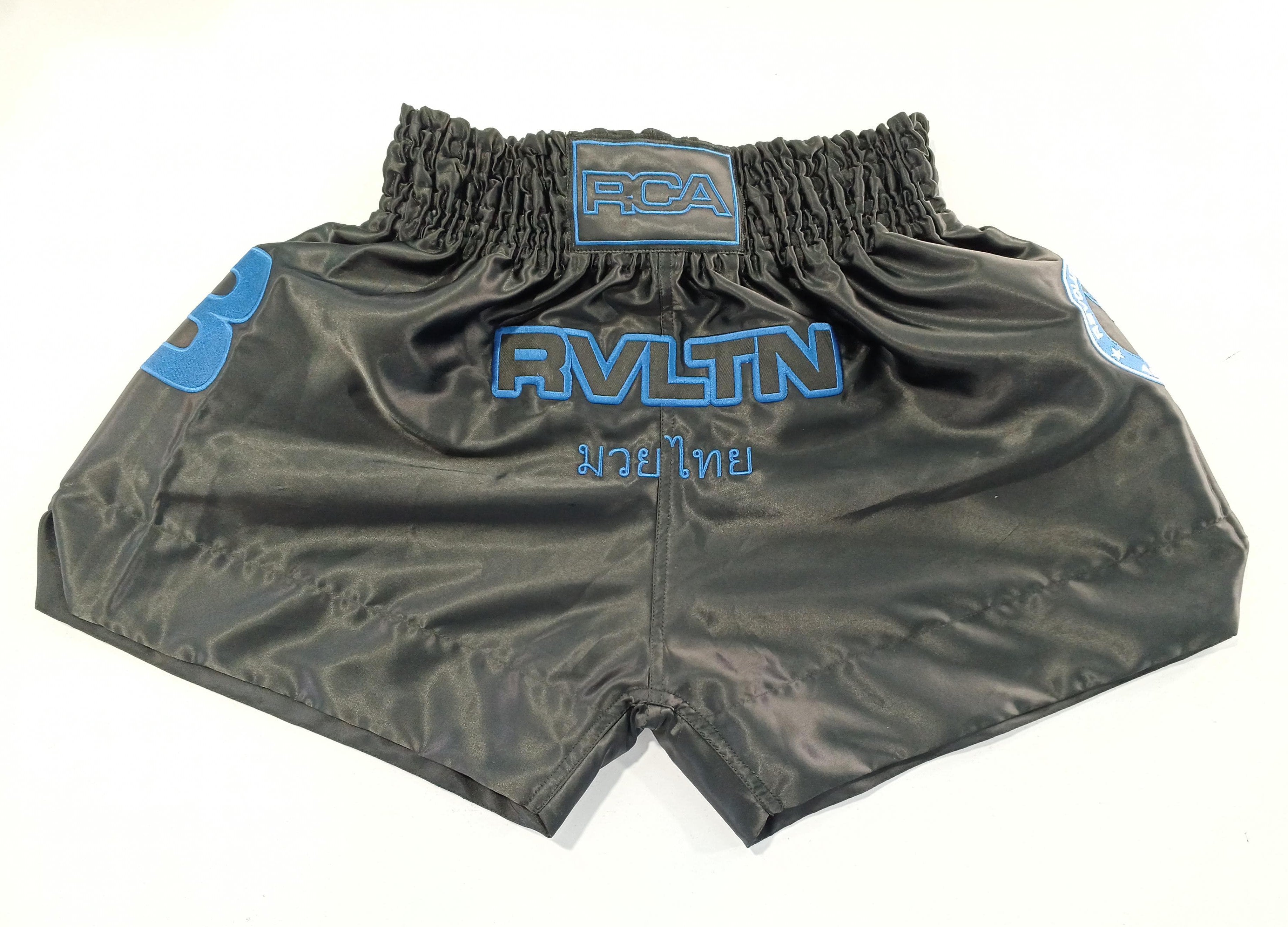 MUAY THAI SHORT BLACK RVLTN-8