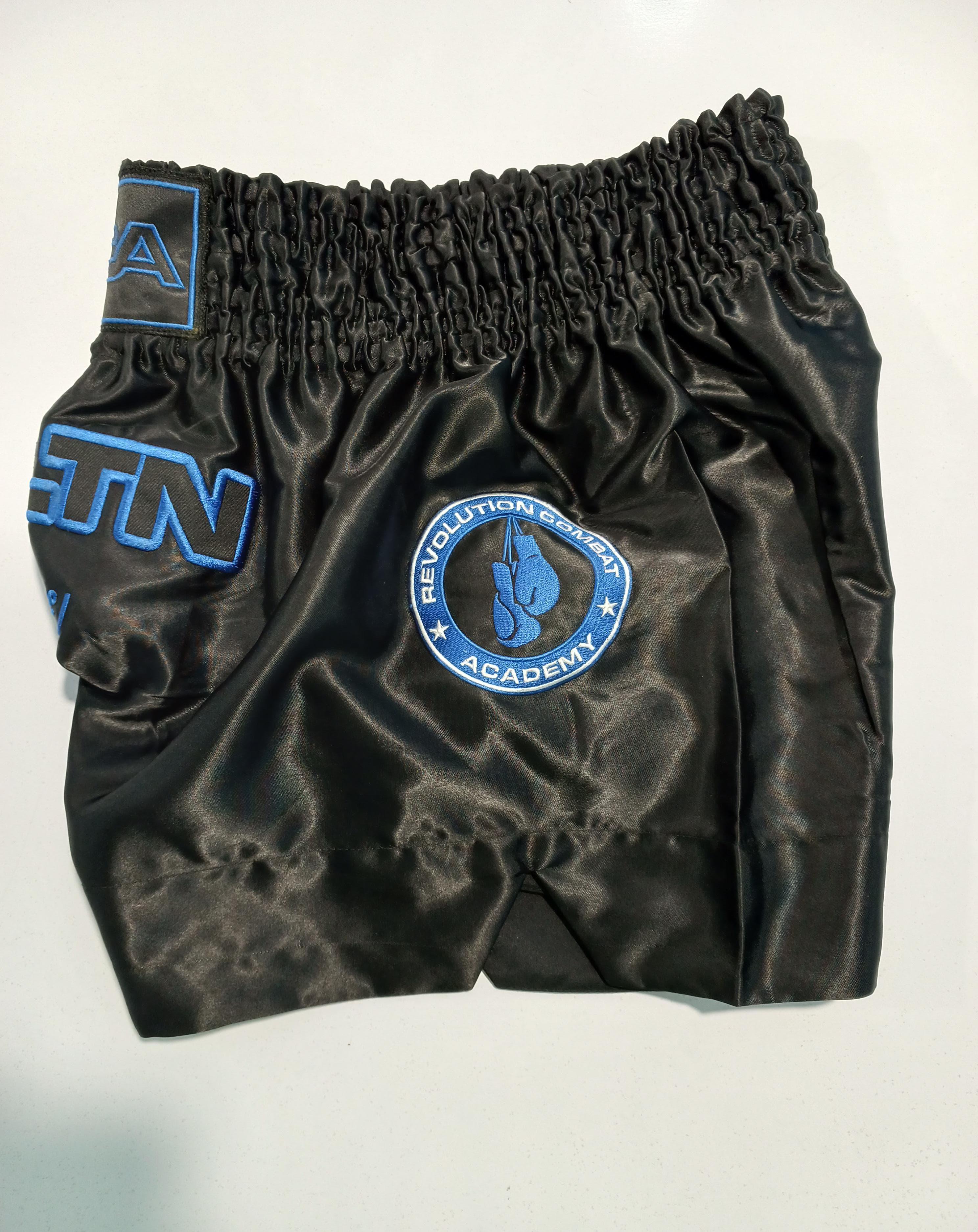 MUAY THAI SHORT BLACK RVLTN-8