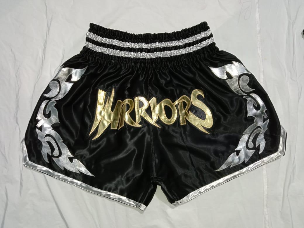 MUAY THAI SHORT BLACK & GOLDEN