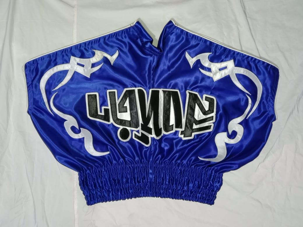 MUAY THAI SHORT ROYAL BLUE & BLACK